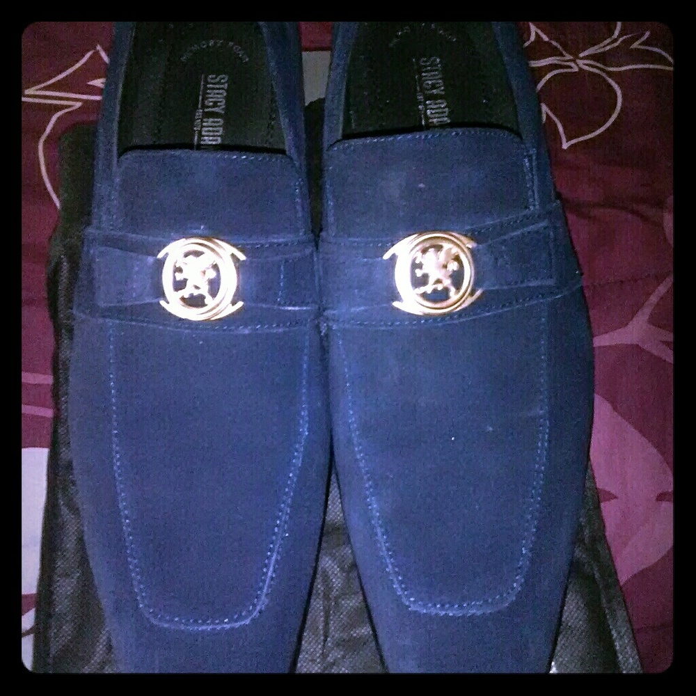 Blue Suede Stacy Adams